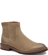 Johnston & Murphy Mens Barrett Suede Zip Boots