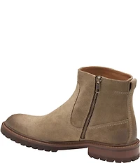 Johnston & Murphy Mens Barrett Suede Zip Boots