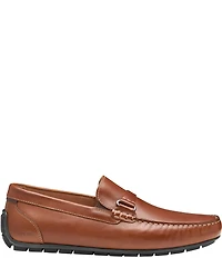 Johnston & Murphy Men's Beck Leather Bit Buckle Loafers