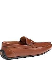 Johnston & Murphy Men's Beck Leather Bit Buckle Loafers