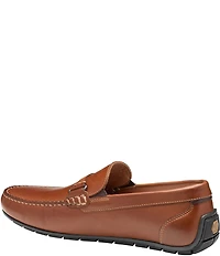 Johnston & Murphy Men's Beck Leather Bit Buckle Loafers