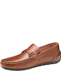 Johnston & Murphy Men's Beck Leather Bit Buckle Loafers