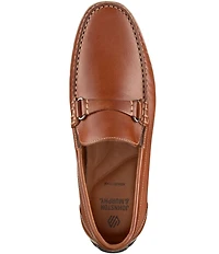 Johnston & Murphy Men's Beck Leather Bit Buckle Loafers