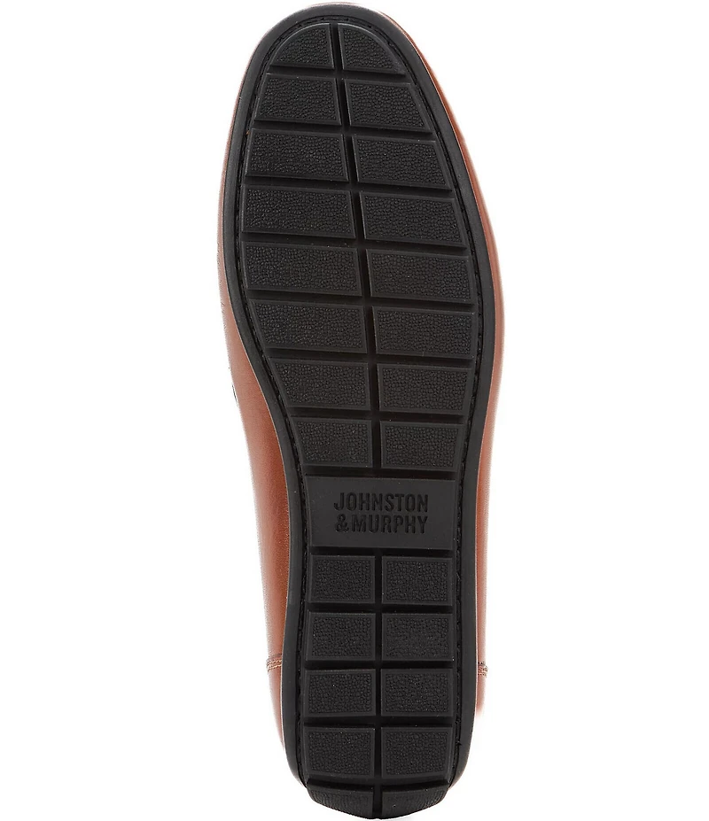 Johnston & Murphy Men's Beck Leather Bit Buckle Loafers