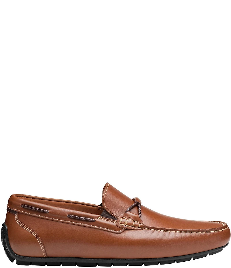 Johnston & Murphy Men's Beck Leather Braided Bit Loafers