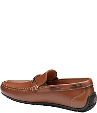 Johnston & Murphy Men's Beck Leather Braided Bit Loafers