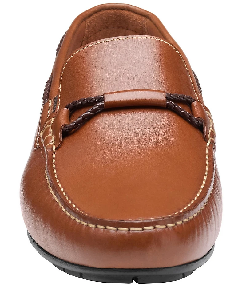 Johnston & Murphy Men's Beck Leather Braided Bit Loafers