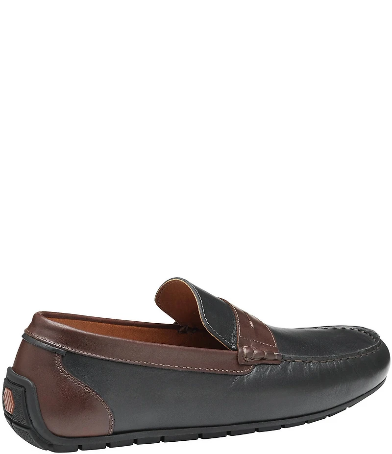 Johnston & Murphy Men's Beck Leather Slip On Penny Loafers