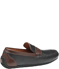 Johnston & Murphy Men's Beck Leather Slip On Penny Loafers