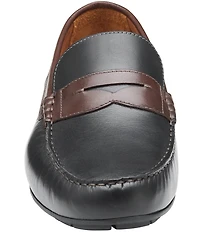 Johnston & Murphy Men's Beck Leather Slip On Penny Loafers