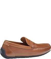 Johnston & Murphy Men's Beck Leather Slip On Penny Loafers