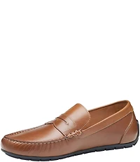 Johnston & Murphy Men's Beck Leather Slip On Penny Loafers