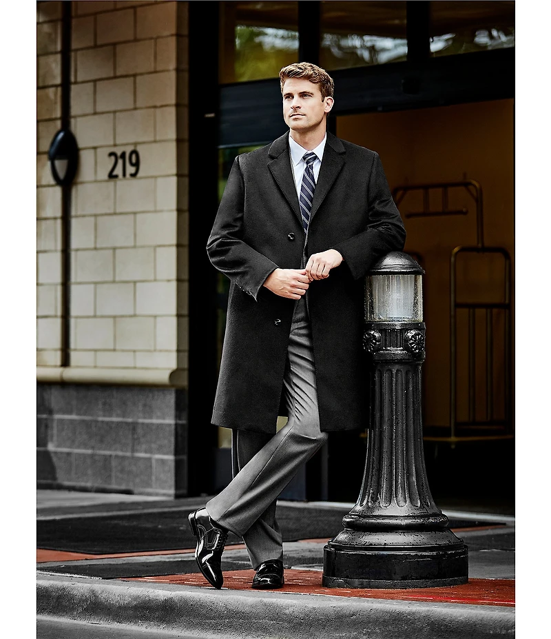 Johnston & Murphy Men's Bradford Leather Brogue Detail Cap Toe Oxfords