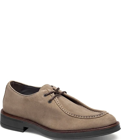 Johnston & Murphy Men's Brady Suede Moc Toe Lace-Up Oxfords