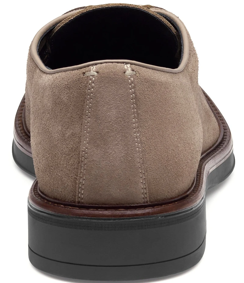 Johnston & Murphy Men's Brady Suede Moc Toe Lace-Up Oxfords
