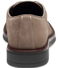 Johnston & Murphy Men's Brady Suede Moc Toe Lace-Up Oxfords