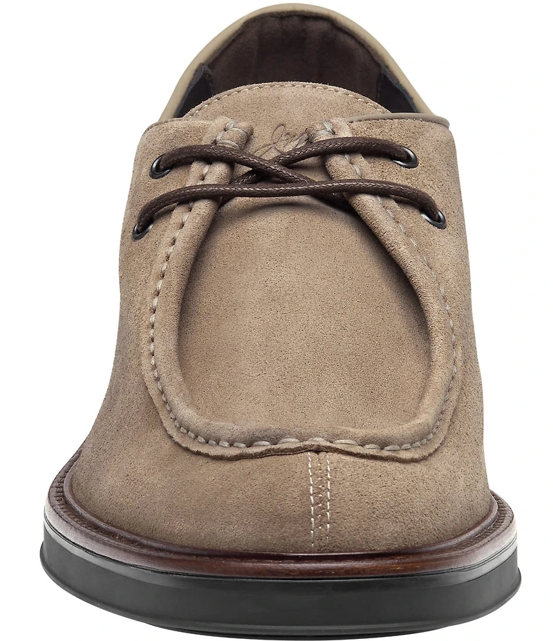 Johnston & Murphy Men's Brady Suede Moc Toe Lace-Up Oxfords