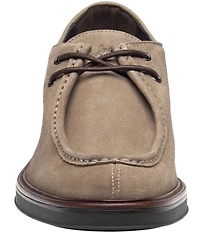 Johnston & Murphy Men's Brady Suede Moc Toe Lace-Up Oxfords