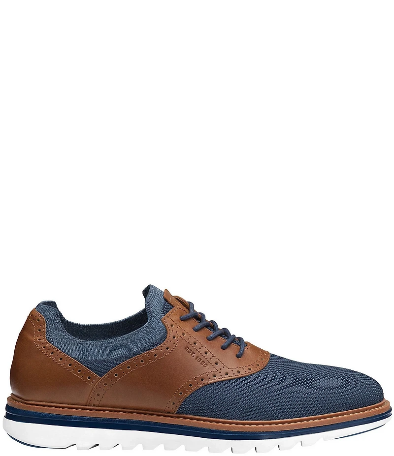 Johnston & Murphy Men's Braxton Knit Saddle Oxfords