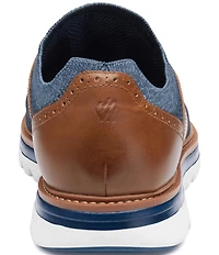 Johnston & Murphy Men's Braxton Knit Saddle Oxfords
