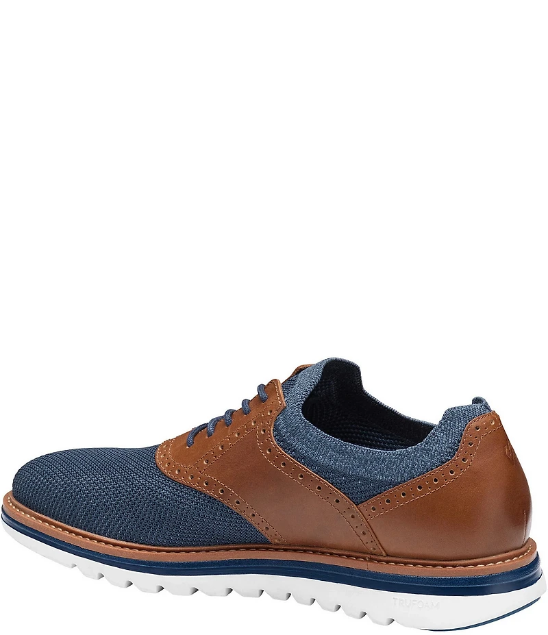Johnston & Murphy Men's Braxton Knit Saddle Oxfords