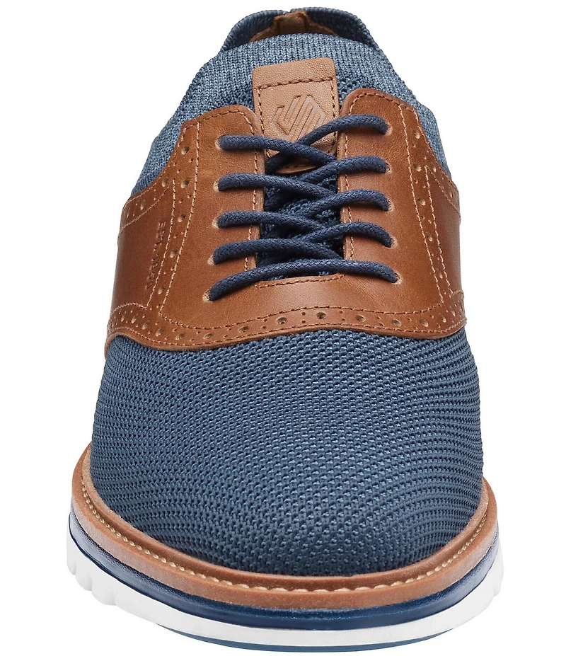 Johnston & Murphy Men's Braxton Knit Saddle Oxfords