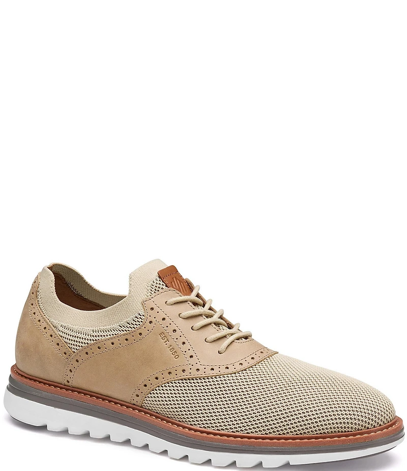 Johnston & Murphy Men's Braxton Knit Saddle Oxfords