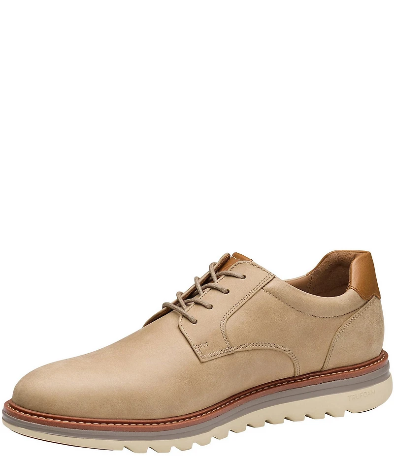 Johnston & Murphy Men's Braxton Nubuck Plain Toe Oxfords