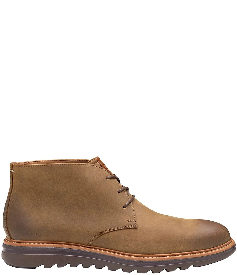 Johnston & Murphy Men's Braxton Oiled Leather Chukka Boots