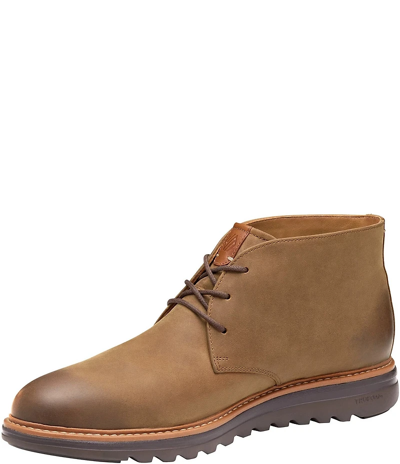 Johnston & Murphy Men's Braxton Oiled Leather Chukka Boots