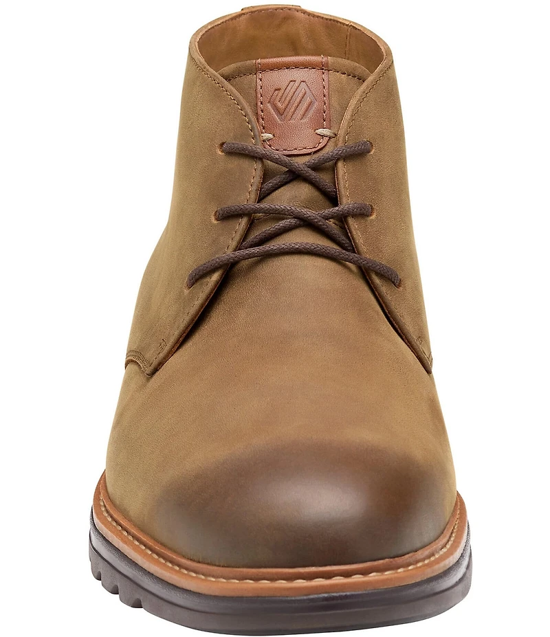 Johnston & Murphy Men's Braxton Oiled Leather Chukka Boots