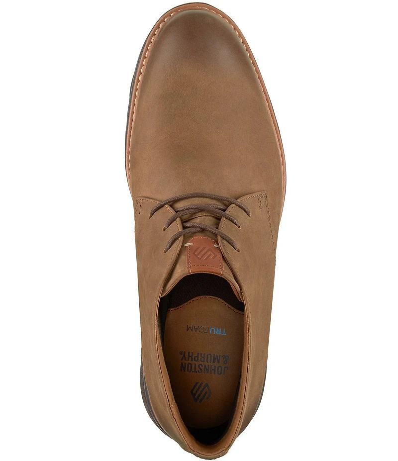 Johnston & Murphy Men's Braxton Oiled Leather Chukka Boots