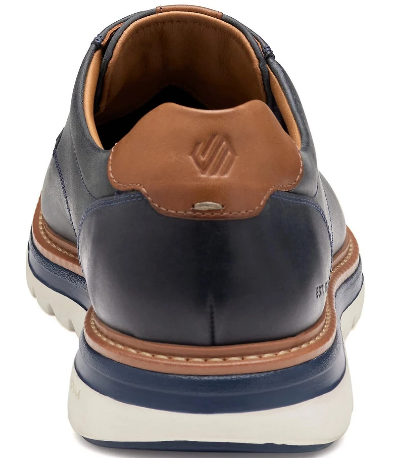 Johnston & Murphy Men's Braxton Leather Plain Toe Oxfords