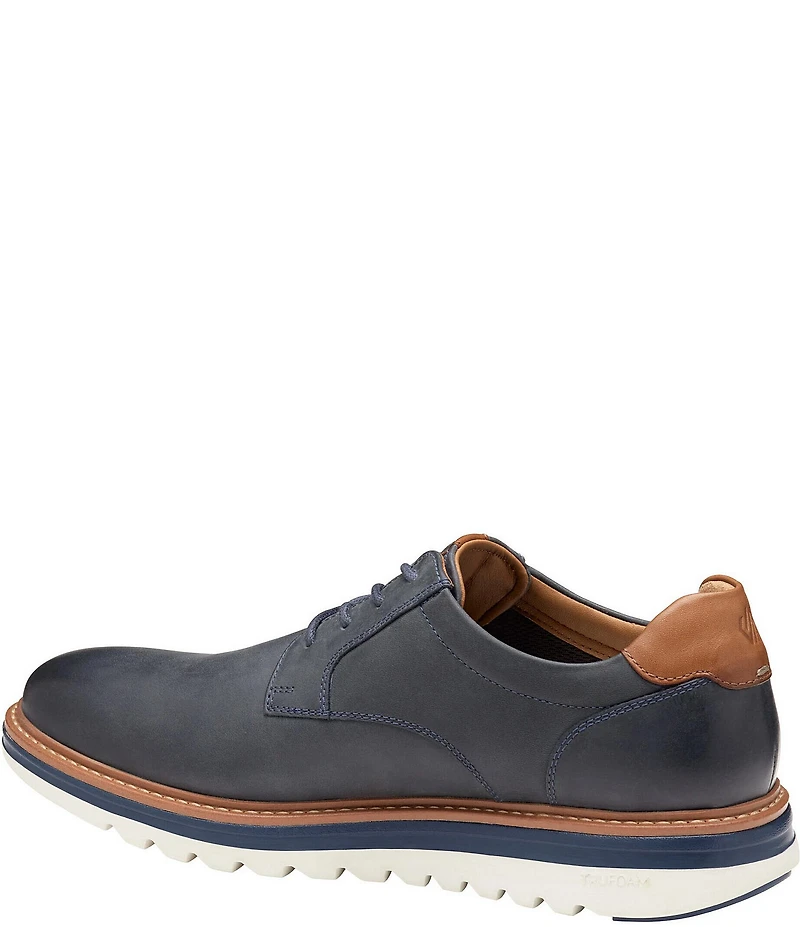 Johnston & Murphy Men's Braxton Leather Plain Toe Oxfords