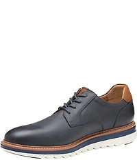 Johnston & Murphy Men's Braxton Leather Plain Toe Oxfords