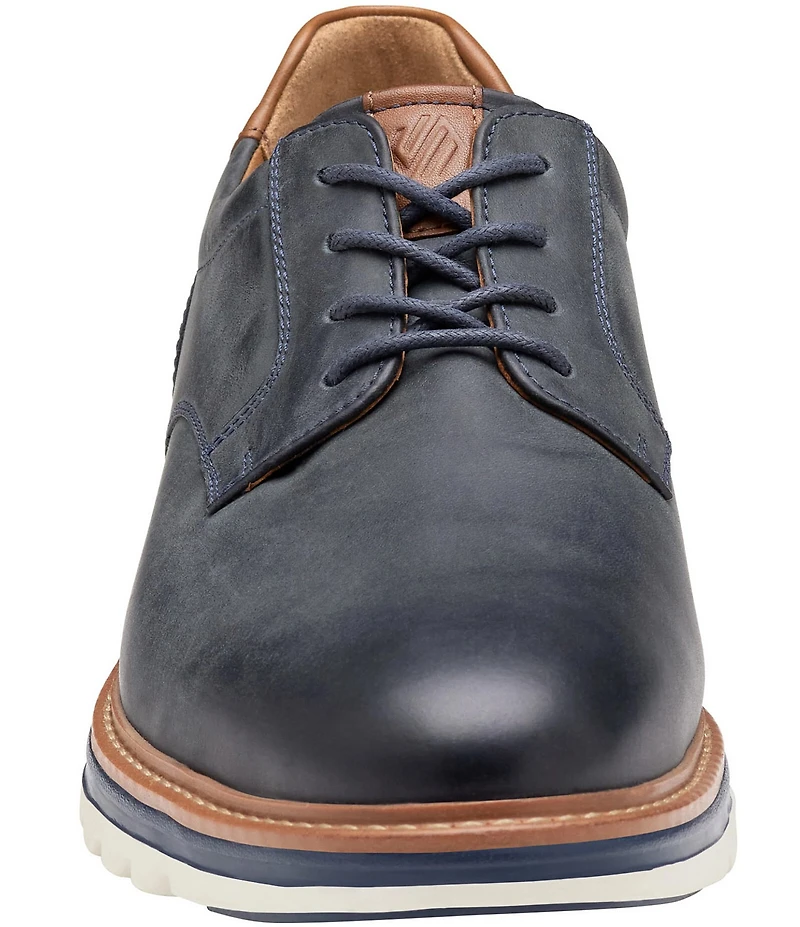Johnston & Murphy Men's Braxton Leather Plain Toe Oxfords