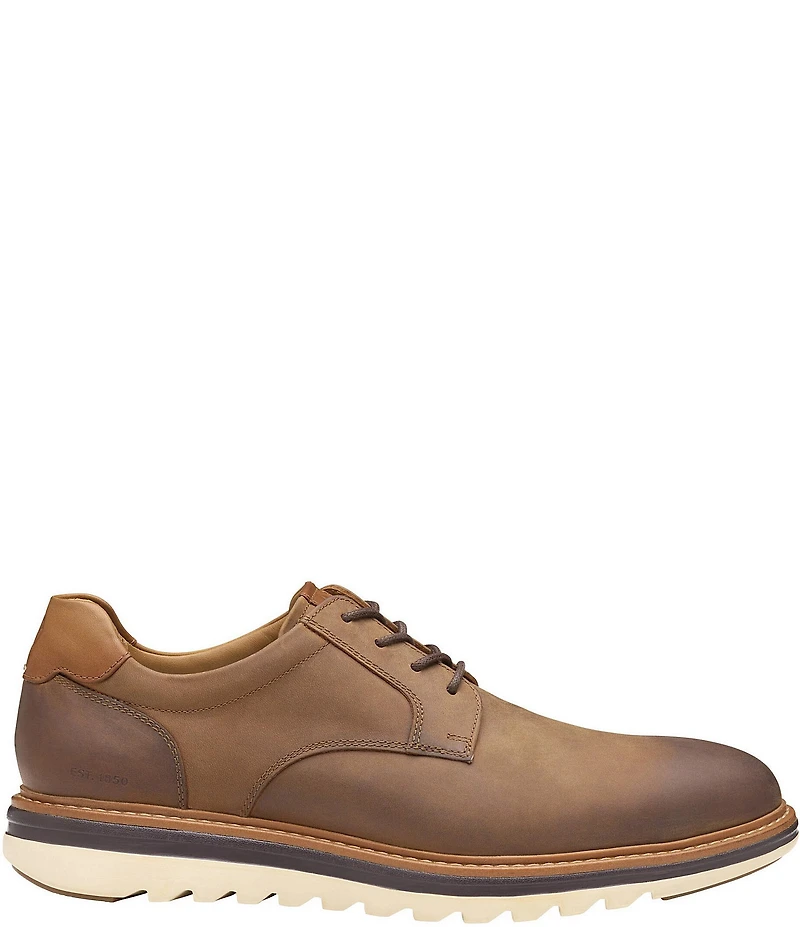 Johnston & Murphy Men's Braxton Leather Plain Toe Oxfords