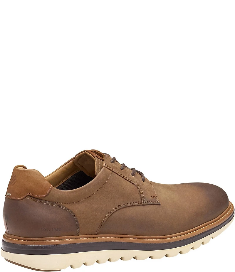 Johnston & Murphy Men's Braxton Leather Plain Toe Oxfords