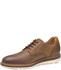 Johnston & Murphy Men's Braxton Leather Plain Toe Oxfords