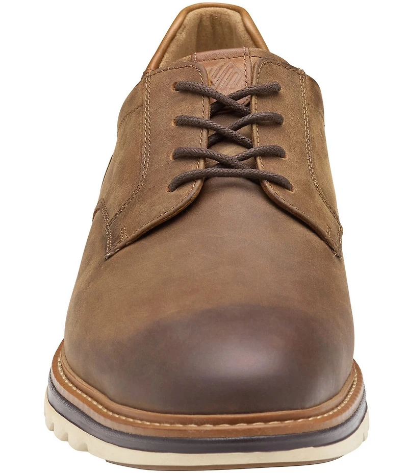 Johnston & Murphy Men's Braxton Leather Plain Toe Oxfords