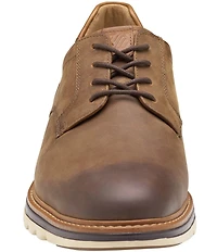 Johnston & Murphy Men's Braxton Leather Plain Toe Oxfords