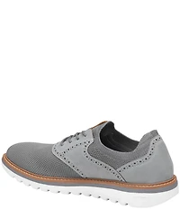 Johnston & Murphy Men's Braydon Knit Brogue Detail Saddle Oxford Sneakers