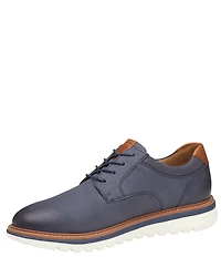 Johnston & Murphy Men's Braydon Nubuck Plain Toe Lace Up Oxfords