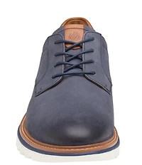 Johnston & Murphy Men's Braydon Nubuck Plain Toe Lace Up Oxfords