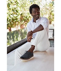 Johnston & Murphy Men's Braydon Nubuck Plain Toe Lace Up Oxfords