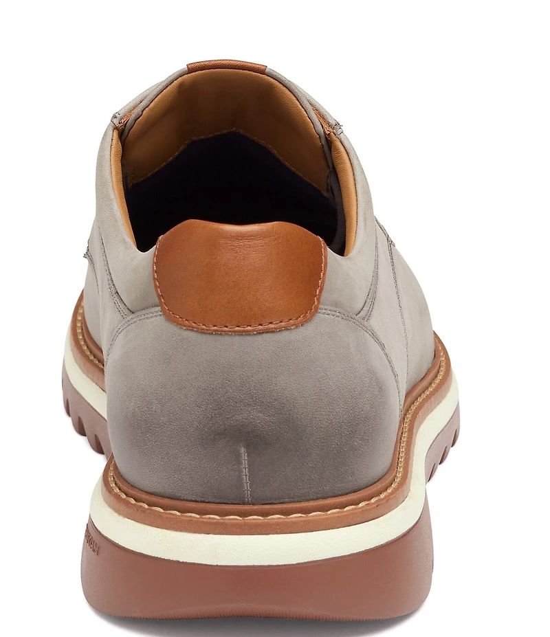 Johnston & Murphy Men's Braydon Nubuck Plain Toe Lace Up Oxfords