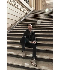 Johnston & Murphy Men's Braydon Nubuck Plain Toe Lace Up Oxfords