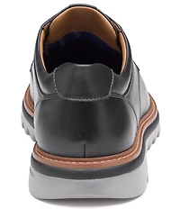 Johnston & Murphy Men's Braydon Leather Plain Toe Lace Up Oxfords
