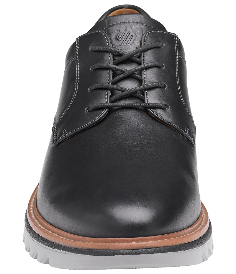 Johnston & Murphy Men's Braydon Leather Plain Toe Lace Up Oxfords