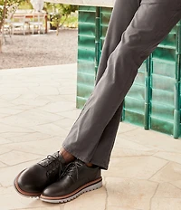 Johnston & Murphy Men's Braydon Leather Plain Toe Lace Up Oxfords